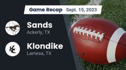 Recap: Sands  vs. Klondike  2023