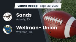 Recap: Sands  vs. Wellman- Union  2023
