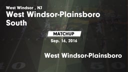 Matchup: West vs. West Windsor-Plainsboro  2015