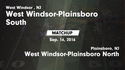Matchup: West vs. West Windsor-Plainsboro North  2016