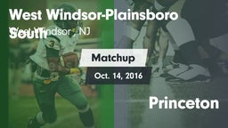 Matchup: West vs. Princeton  2016