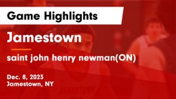 Jamestown  vs saint john henry newman(ON) Game Highlights - Dec. 8, 2023