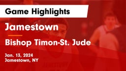 Jamestown  vs Bishop Timon-St. Jude  Game Highlights - Jan. 13, 2024