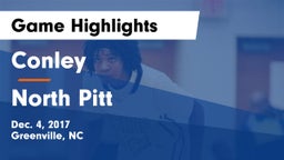 Conley  vs North Pitt  Game Highlights - Dec. 4, 2017