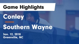 Conley  vs Southern Wayne  Game Highlights - Jan. 12, 2018