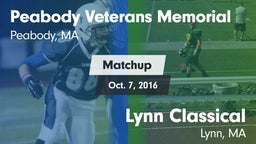 Matchup: Peabody Veterans vs. Lynn Classical  2016