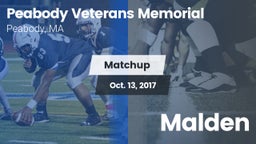 Matchup: Peabody Veterans vs. Malden  2017