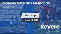 Matchup: Peabody Veterans vs. Revere  2018