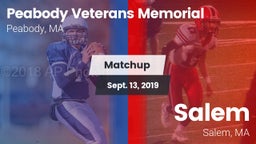 Matchup: Peabody Veterans vs. Salem  2019