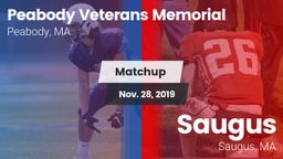 Matchup: Peabody Veterans vs. Saugus  2019