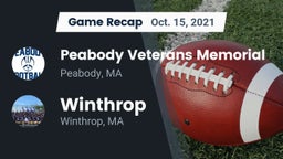 Recap: Peabody Veterans Memorial  vs. Winthrop   2021