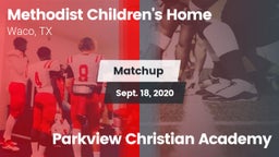Matchup: Methodist vs. Parkview Christian Academy 2020