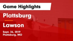 Plattsburg  vs Lawson  Game Highlights - Sept. 26, 2019