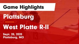 Plattsburg  vs West Platte R-II  Game Highlights - Sept. 20, 2020