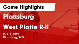 Plattsburg  vs West Platte R-II  Game Highlights - Oct. 8, 2020