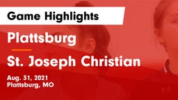 Plattsburg  vs St. Joseph Christian Game Highlights - Aug. 31, 2021