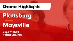 Plattsburg  vs Maysville Game Highlights - Sept. 9, 2021