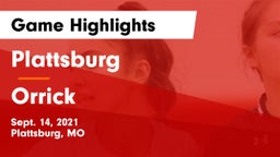Plattsburg  vs Orrick  Game Highlights - Sept. 14, 2021