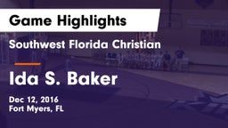 Southwest Florida Christian  vs Ida S. Baker  Game Highlights - Dec 12, 2016