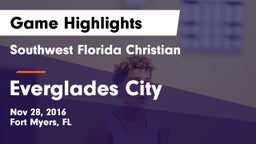 Southwest Florida Christian  vs Everglades City Game Highlights - Nov 28, 2016