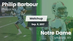 Matchup: Philip Barbour High vs. Notre Dame  2017