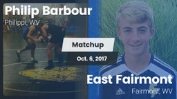 Matchup: Philip Barbour High vs. East Fairmont  2017