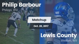 Matchup: Philip Barbour High vs. Lewis County  2017
