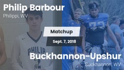 Matchup: Philip Barbour High vs. Buckhannon-Upshur  2018