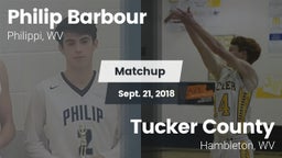 Matchup: Philip Barbour High vs. Tucker County  2018