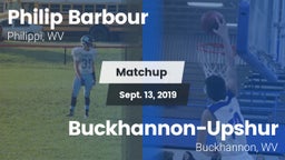 Matchup: Philip Barbour High vs. Buckhannon-Upshur  2019
