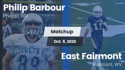 Matchup: Philip Barbour High vs. East Fairmont  2020