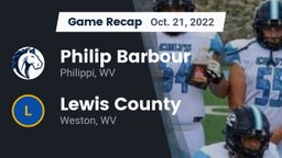 Recap: Philip Barbour  vs. Lewis County  2022