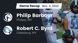 Recap: Philip Barbour  vs. Robert C. Byrd  2022