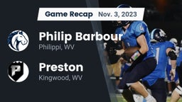 Recap: Philip Barbour  vs. Preston  2023