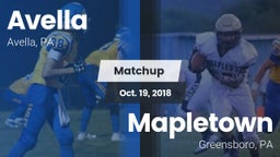 Matchup: Avella  vs. Mapletown  2018