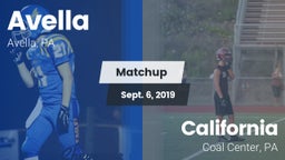 Matchup: Avella  vs. California  2019