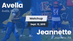 Matchup: Avella  vs. Jeannette  2019