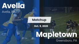 Matchup: Avella  vs. Mapletown  2020