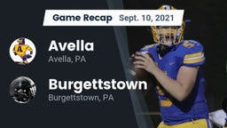 Recap: Avella  vs. Burgettstown  2021