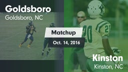 Matchup: Goldsboro High vs. Kinston  2016