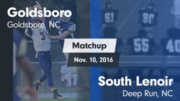 Matchup: Goldsboro High vs. South Lenoir  2016