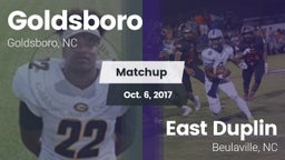 Matchup: Goldsboro High vs. East Duplin  2017