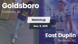 Matchup: Goldsboro High vs. East Duplin  2019