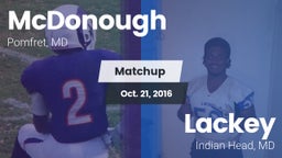 Matchup: McDonough High vs. Lackey  2016