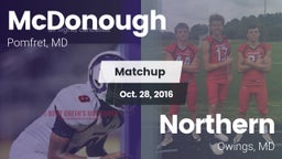 Matchup: McDonough High vs. Northern  2016