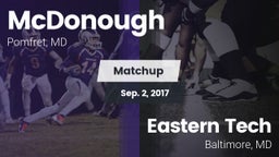 Matchup: McDonough High vs. Eastern Tech  2017