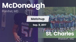 Matchup: McDonough High vs. St. Charles  2017