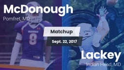 Matchup: McDonough High vs. Lackey  2017