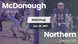 Matchup: McDonough High vs. Northern  2017