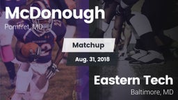 Matchup: McDonough High vs. Eastern Tech  2018